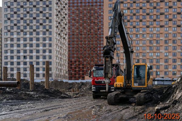 Ход строительства ЖК «Алтуфьевское 53» за Октябрь 2025 г., фото №5