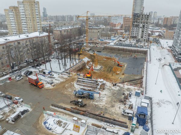 Ход строительства ЖК «Семеновский парк 2» за Февраль 2024 г., фото №4