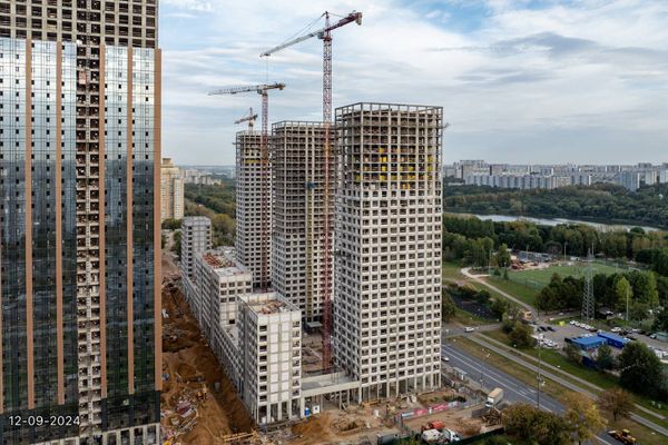 Ход строительства ЖК «Вейв» за Сентябрь 2024 г., фото №5
