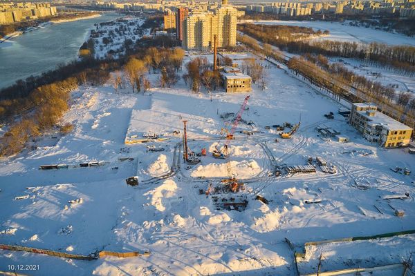 Ход строительства ЖК «Вейв» за Декабрь 2021 г., фото №2
