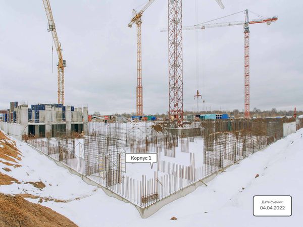 Ход строительства ЖК «Молжаниново» за Апрель 2022 г., фото №4