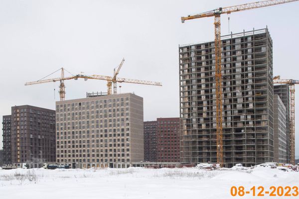 Ход строительства ЖК «Саларьево парк» за Декабрь 2023 г., фото №2