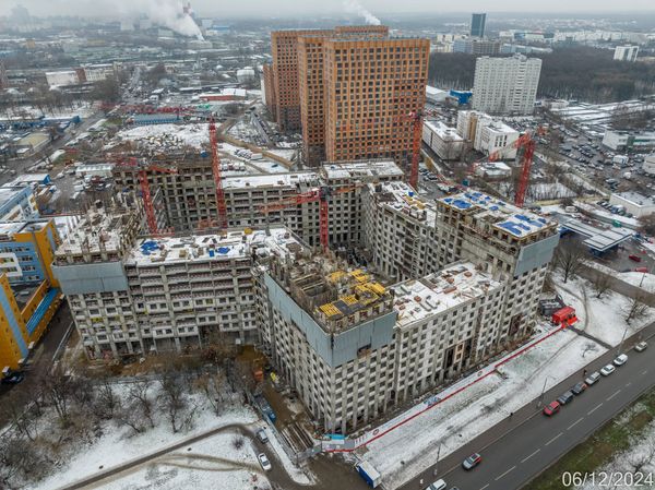 Ход строительства ЖК «Варшавские ворота» за Декабрь 2024 г., фото №3