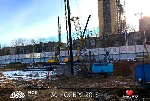 Ход строительства ЖК «Сердце Ростова 2» за Декабрь 2018 г., фото №2