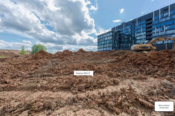 Ход строительства ЖК «Тропарево Парк» за Июнь 2021 г., фото №4