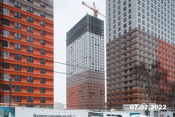 Ход строительства ЖК «Второй Нагатинский» за Февраль 2022 г., фото №3