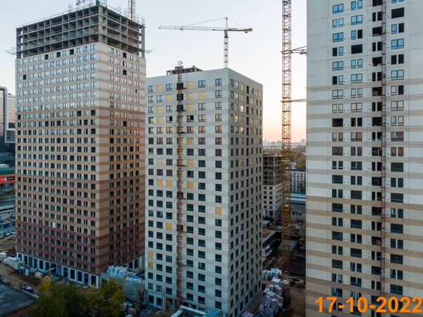 Ход строительства ЖК «Кронштадтский 9» за Октябрь 2022 г., фото №2