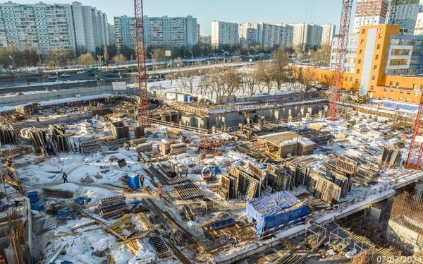 Ход строительства ЖК «Варшавские ворота» за Март 2024 г., фото №3