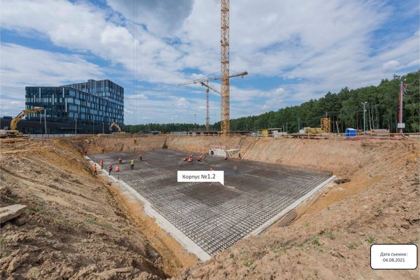 Ход строительства ЖК «Тропарево Парк» за Август 2021 г., фото №3
