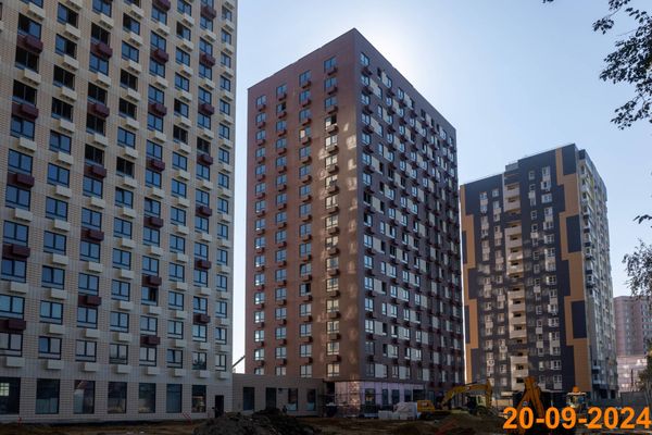 Ход строительства ЖК «Юнино» за Сентябрь 2024 г., фото №5