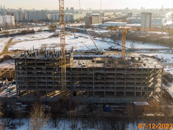 Ход строительства ЖК «Алтуфьевское 53» за Декабрь 2022 г., фото №3