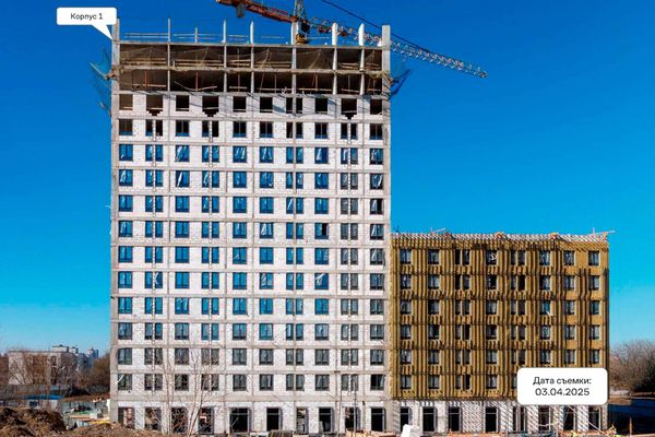 Ход строительства ЖК «Квартал на воде» за Апрель 2025 г., фото №4