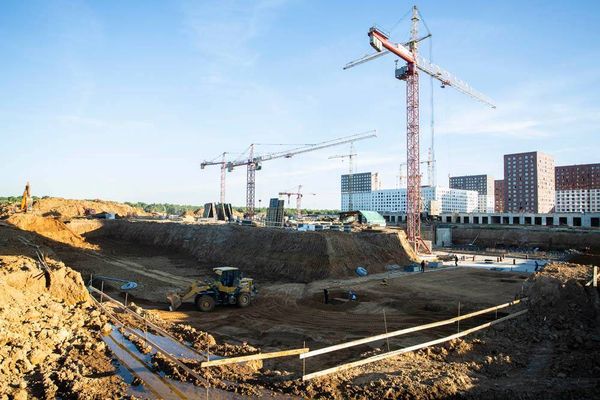 Ход строительства ЖК «Саларьево парк» за Август 2020 г., фото №5