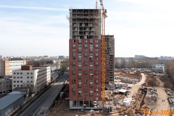 Ход строительства ЖК «Перовское 2» за Апрель 2023 г., фото №5