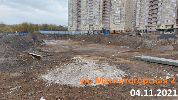 Ход строительства ЖК «Екатерининский» за Ноябрь 2021 г., фото №3