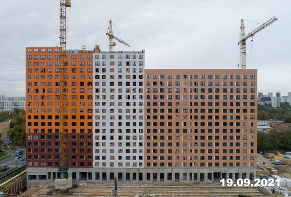 Ход строительства ЖК «Кольская 8» за Сентябрь 2021 г., фото №2