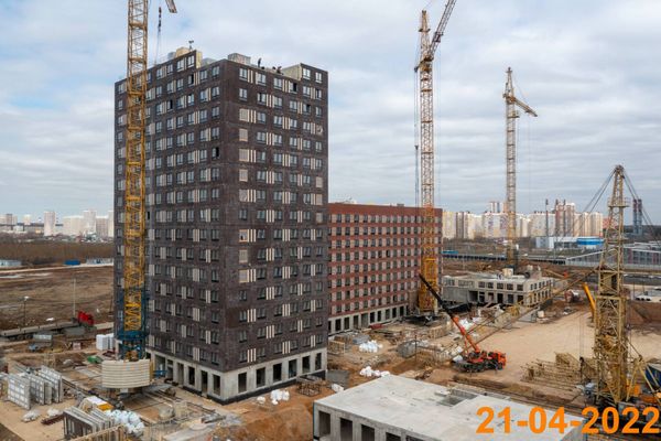 Ход строительства ЖК «Никольские луга» за Апрель 2022 г., фото №4