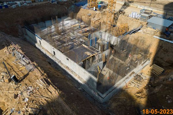 Ход строительства ЖК «Кавказский бульвар 51» за Май 2023 г., фото №3