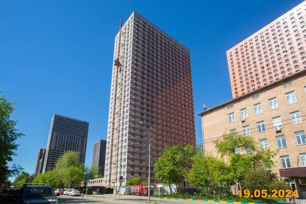 Ход строительства ЖК «Второй Нагатинский» за Май 2024 г., фото №4