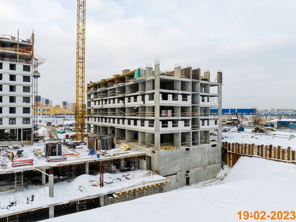 Ход строительства ЖК «Полар» за Февраль 2023 г., фото №5