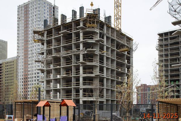 Ход строительства ЖК «Кавказский бульвар 51» за Ноябрь 2025 г., фото №3