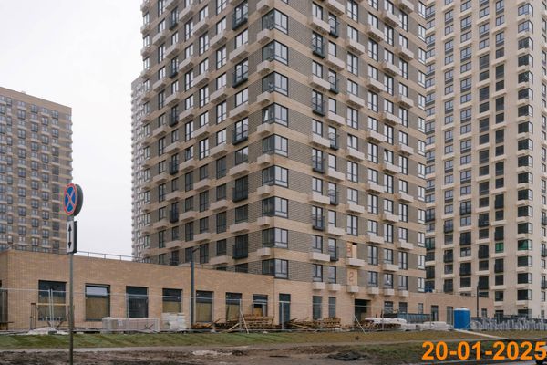 Ход строительства ЖК «Руставели 14» за Январь 2025 г., фото №4