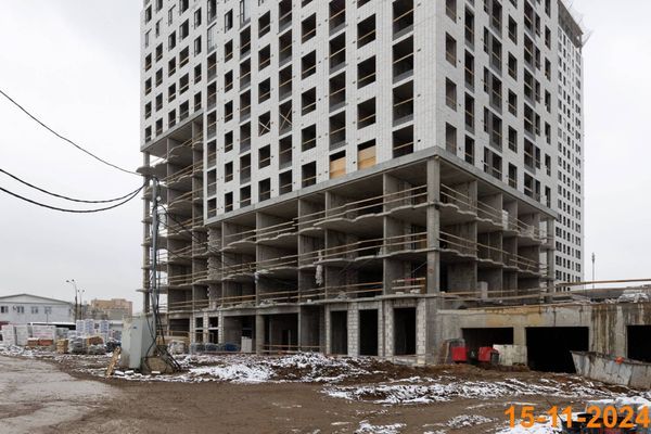 Ход строительства ЖК «Плеханова 11» за Ноябрь 2024 г., фото №2