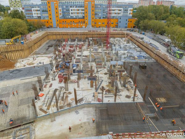 Ход строительства ЖК «Варшавские ворота» за Сентябрь 2023 г., фото №5