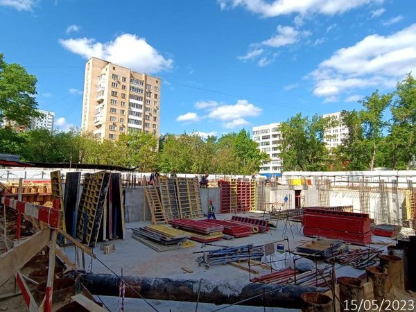 Ход строительства ЖК «Петровский парк II» за Май 2023 г., фото №3