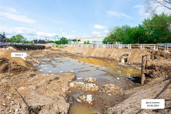 Ход строительства ЖК «Квартал на воде» за Июнь 2024 г., фото №4
