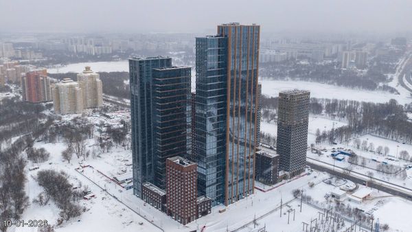 Ход строительства ЖК «Вейв» за Январь 2026 г., фото №2