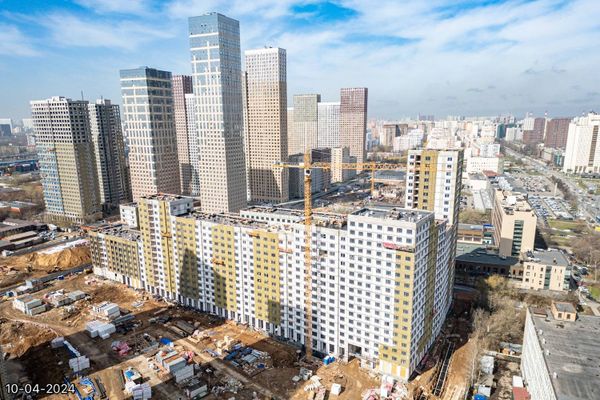 Ход строительства ЖК «Дмитровское небо» за Апрель 2024 г., фото №2