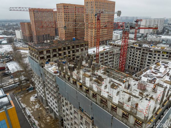 Ход строительства ЖК «Варшавские ворота» за Декабрь 2024 г., фото №2