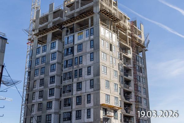 Ход строительства ЖК «Южные сады» за Март 2026 г., фото №4