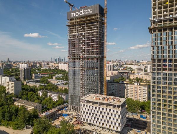 Ход строительства ЖК «Мод» за Июнь 2023 г., фото №2