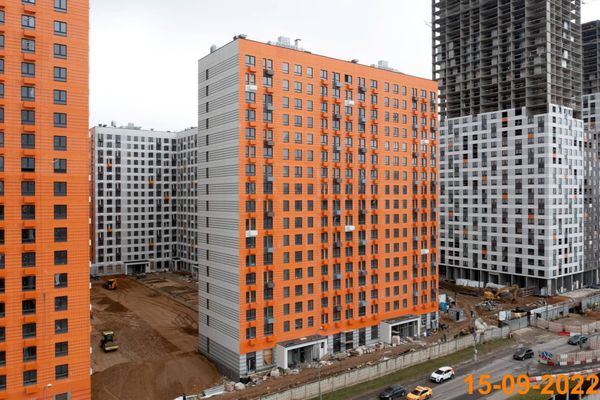 Ход строительства ЖК «Амурский парк» за Сентябрь 2022 г., фото №4