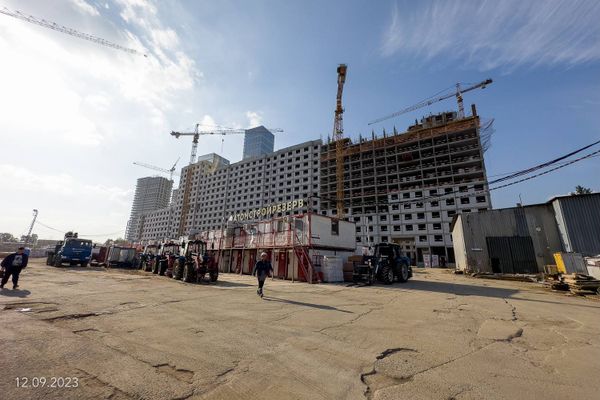 Ход строительства ЖК «Дмитровское небо» за Сентябрь 2023 г., фото №2