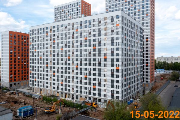 Ход строительства ЖК «Амурский парк» за Май 2022 г., фото №4