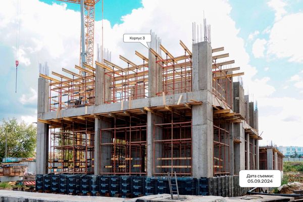 Ход строительства ЖК «Квартал на воде» за Сентябрь 2024 г., фото №2