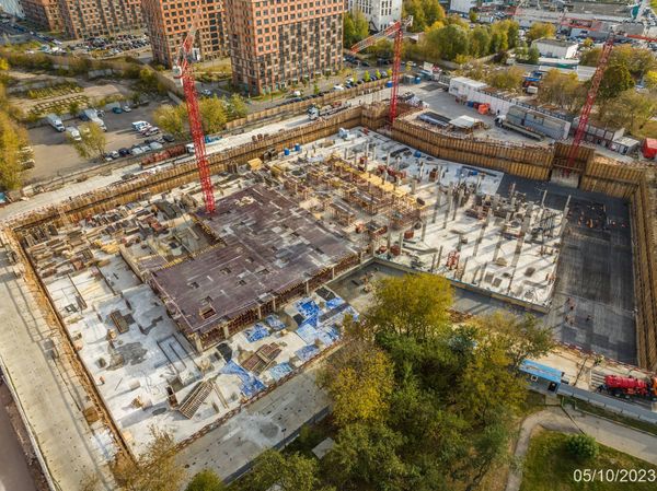 Ход строительства ЖК «Варшавские ворота» за Октябрь 2023 г., фото №2