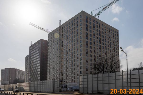 Ход строительства ЖК «Юнино» за Март 2024 г., фото №2