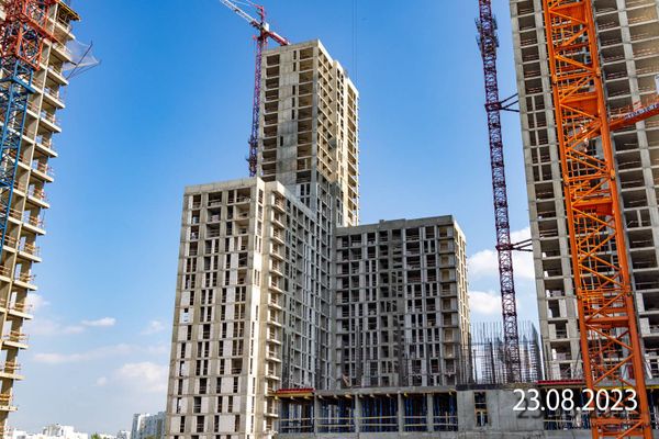 Ход строительства ЖК «Южные сады» за Август 2023 г., фото №2