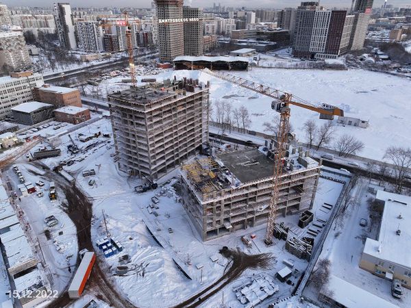 Ход строительства ЖК «Дмитровское небо» за Декабрь 2022 г., фото №4