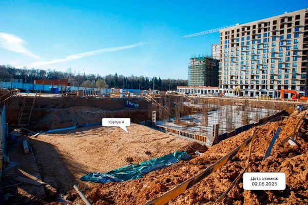 Ход строительства ЖК «Квартал Марьино» за Май 2025 г., фото №5