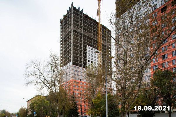 Ход строительства ЖК «Второй Нагатинский» за Сентябрь 2021 г., фото №3
