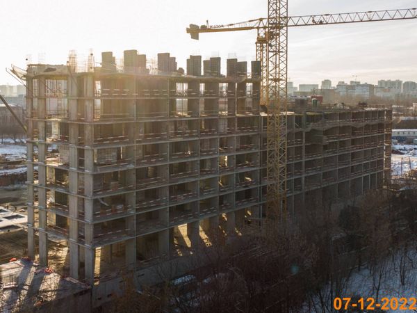 Ход строительства ЖК «Алтуфьевское 53» за Декабрь 2022 г., фото №2