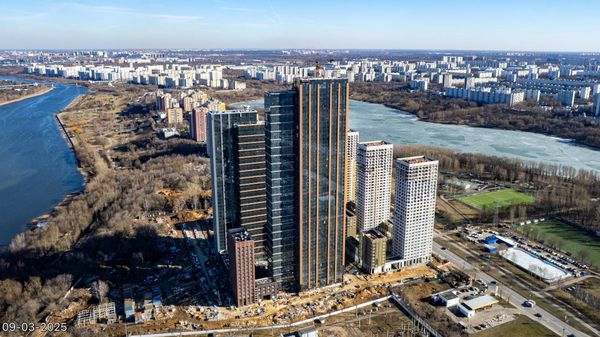 Ход строительства ЖК «Вейв» за Март 2025 г., фото №3