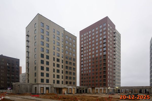 Ход строительства ЖК «Никольские луга» за Декабрь 2025 г., фото №3