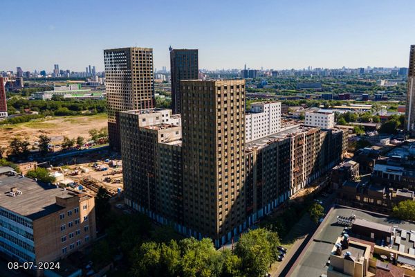 Ход строительства ЖК «Дмитровское небо» за Июль 2024 г., фото №3