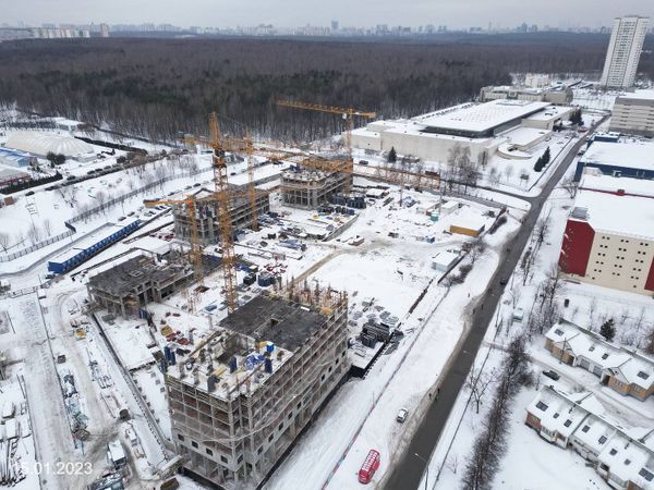 Ход строительства ЖК «Парксайд» за Январь 2023 г., фото №3